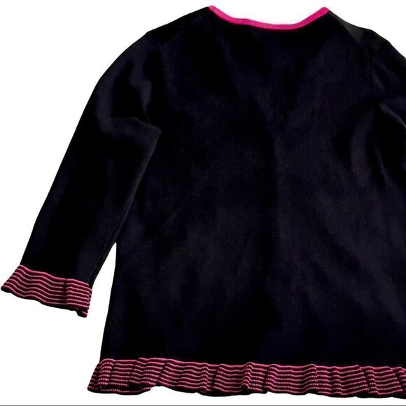 Grace Dane Lewis Ruffe Knit Cardigan LARGE - Picture 7 of 15